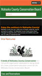 Mobile Screenshot of mahaskaconservation.com
